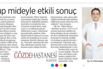 Tüp mideyle etkili sonuç